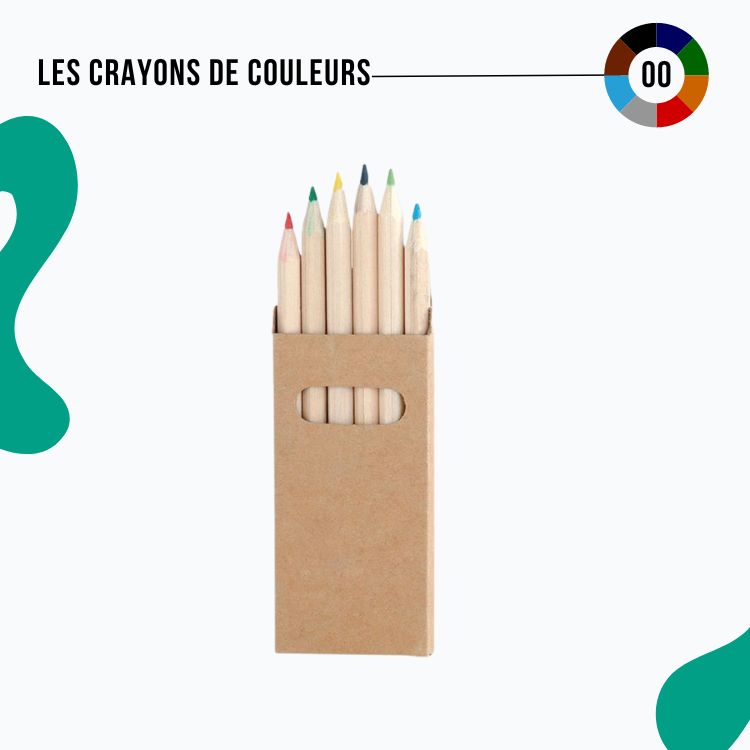 les crayons de couleurs