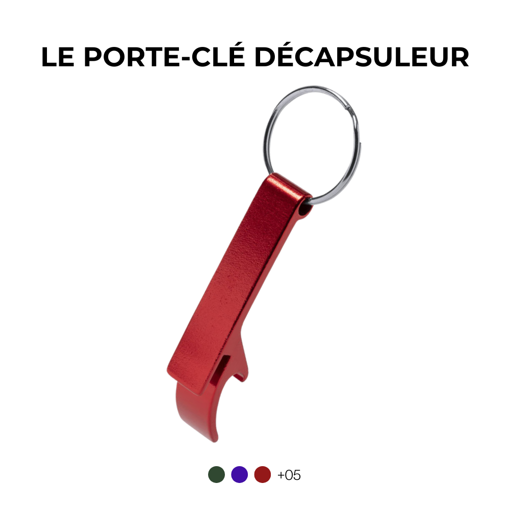 PORTE-CLÉ DÉCAPSULEUR